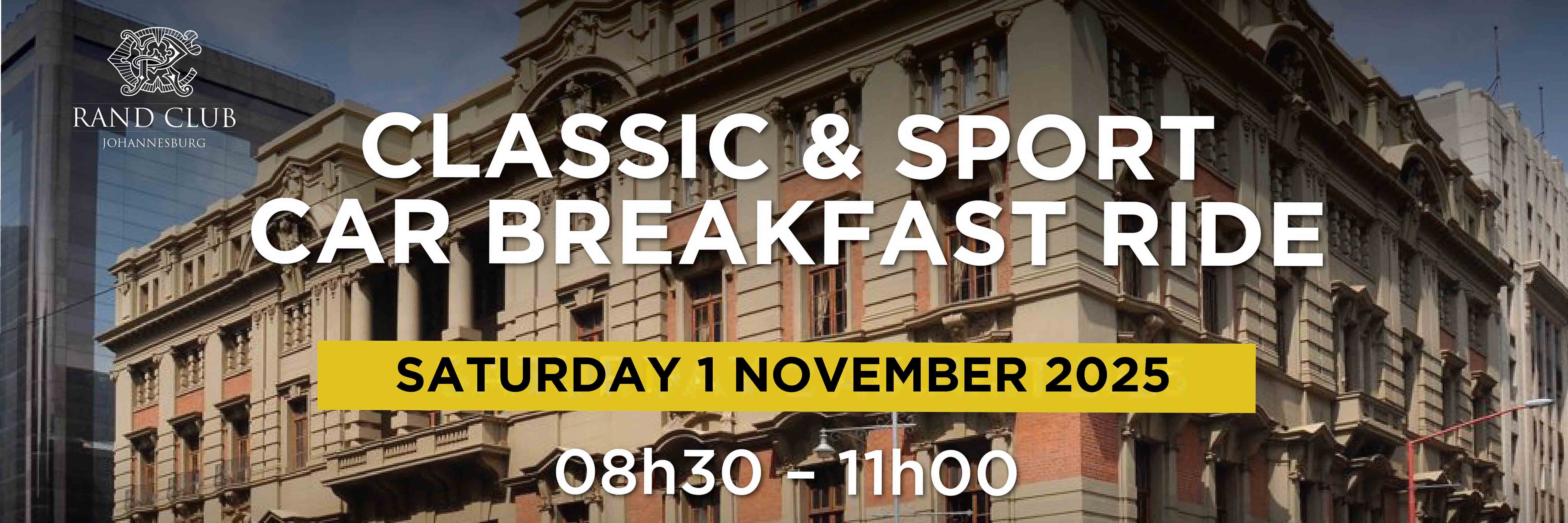 Rand Club – Classic & Sports Car Breakfast Run