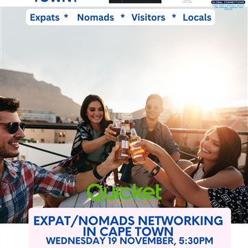 Expat/Nomads Networking Drinks Cape Town - Thursday 19 November @ Grand Daddy Boutique Rooftop photo 1