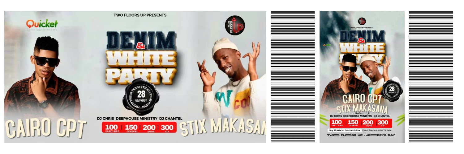 Denim & White Party with CAIRO-CPT