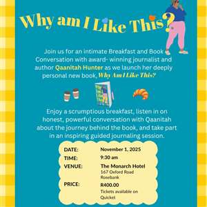 WHY AM I LIKE THIS? JHB Launch Event