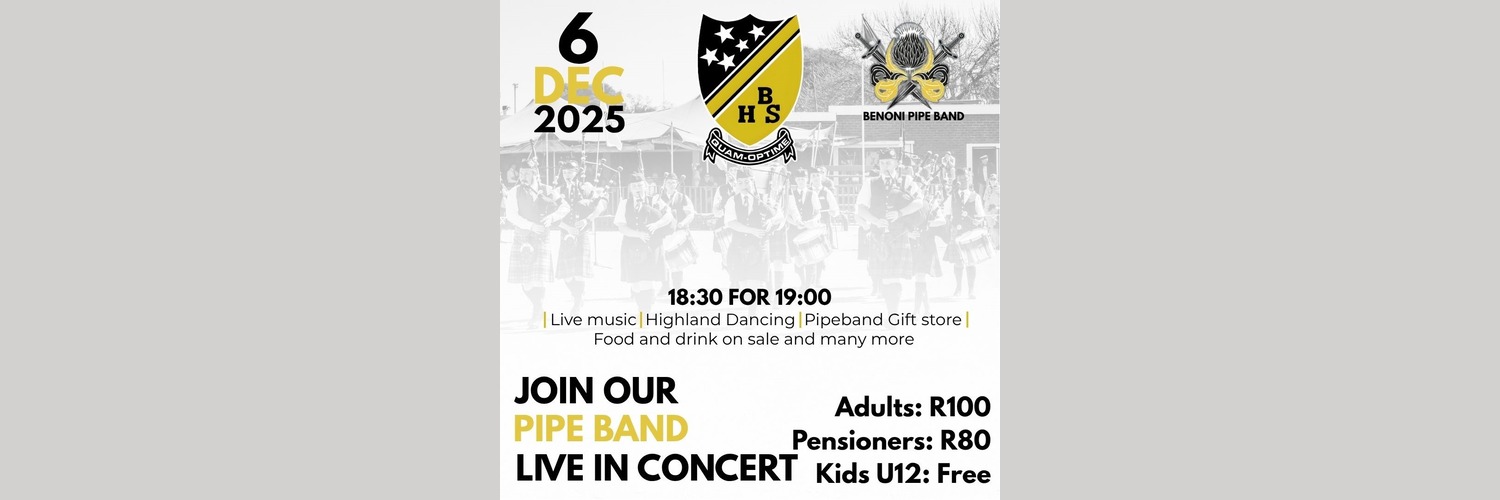 Pipe Band end of year concert