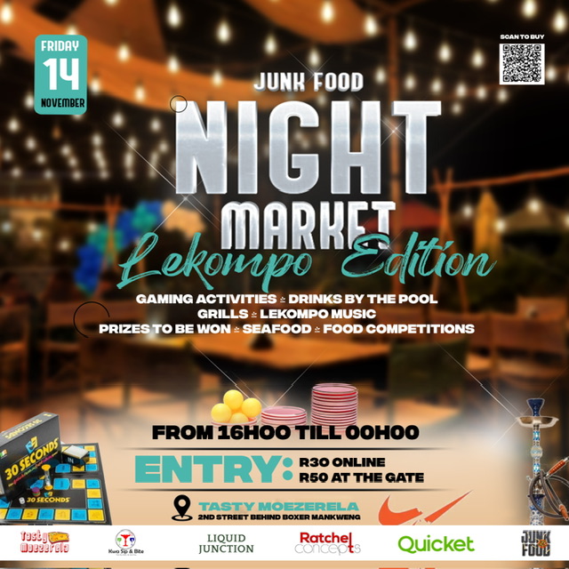 Junk Food Night Market ( Lekompo Edition)