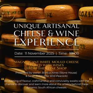 Unique Artisanal Cheese & Wine Experience
