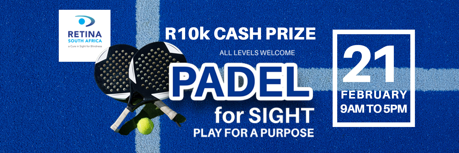 Padel for SIGHT Play for a Purpose Retina SA
