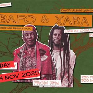 BAFO & XABA - Madala Kunene and Sibusile Xaba LIVE at Chimurenga Factory (KwaNTU Album Launch)