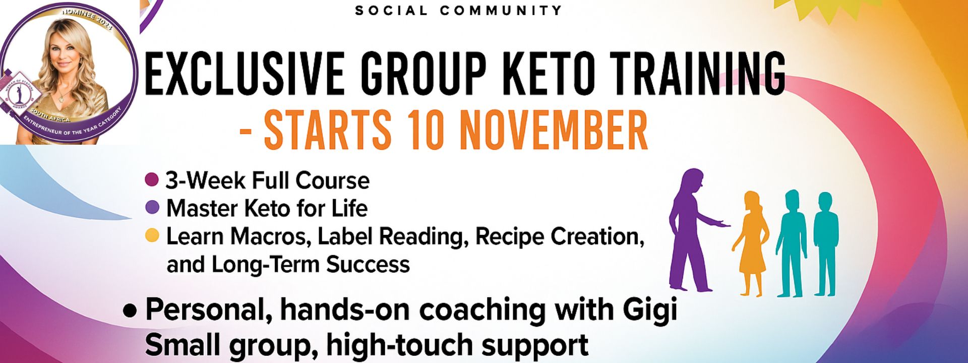 Exclusive Group Keto Training Course with Gigi.