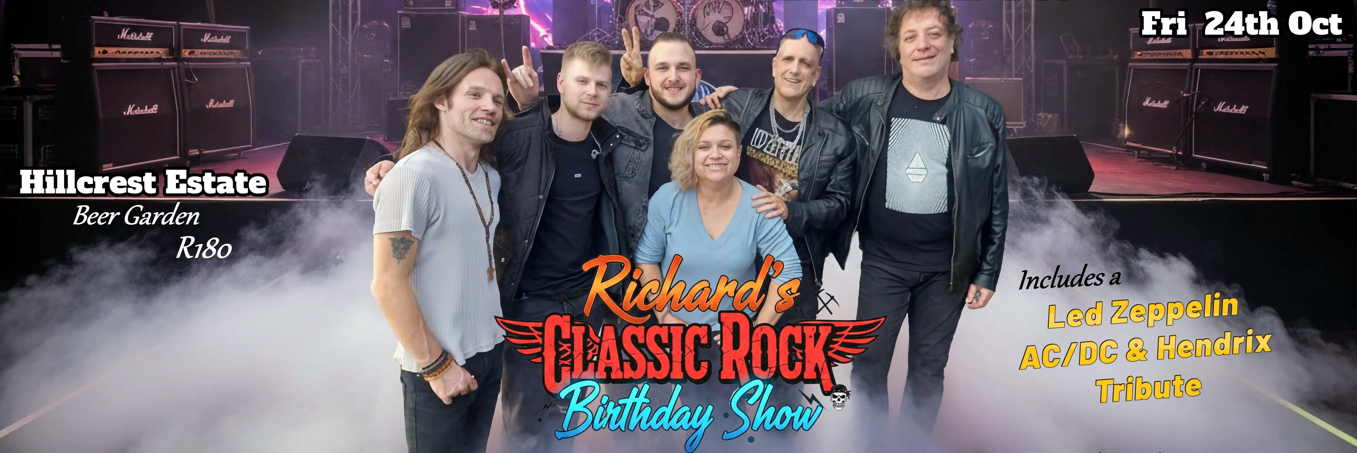 Gin Wizard's CLASSIC ROCK Birthday Party - Hillcrest Estate