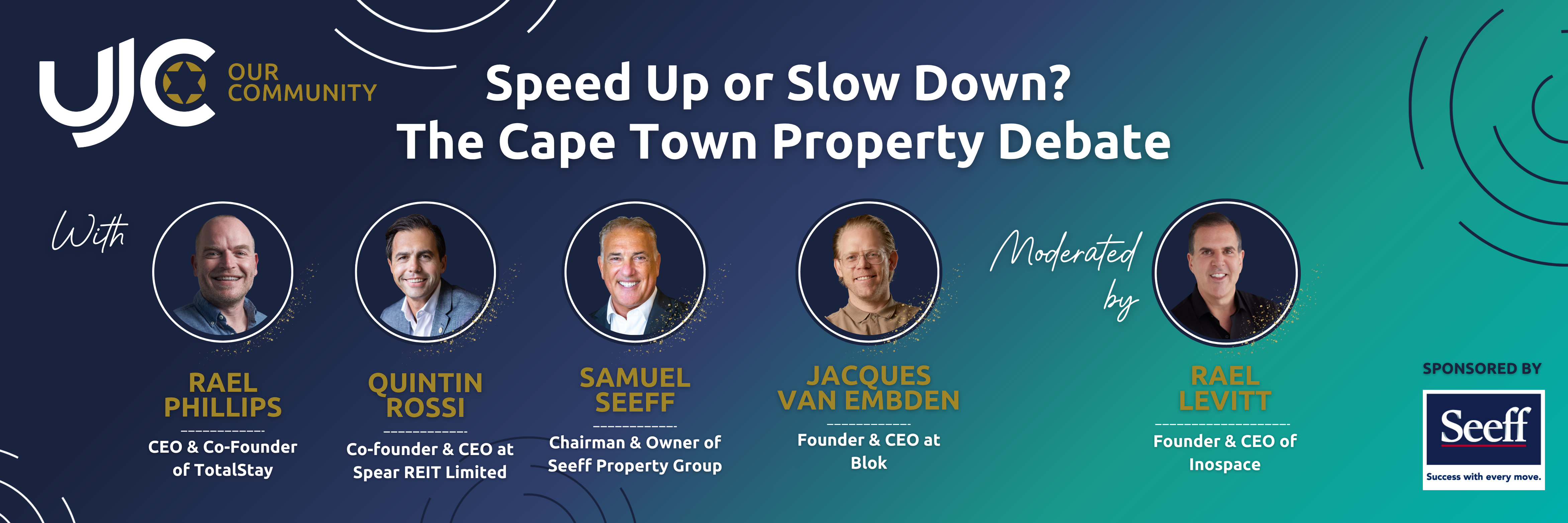 UJC Business Event - Speed Up or Slow Down?  The Cape Town Property Debate