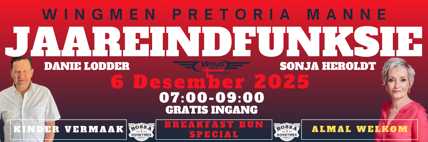Wingmen Pretoria Manne Jaareindfunksie