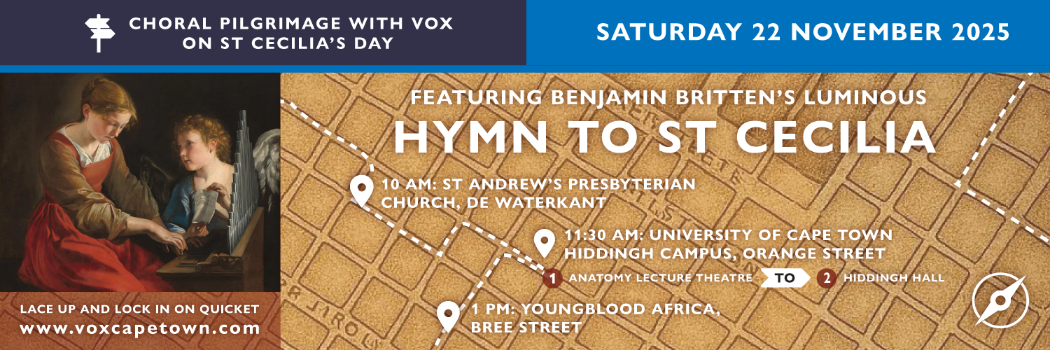 Choral Pilgrimage with VOX on St Cecilia's Day