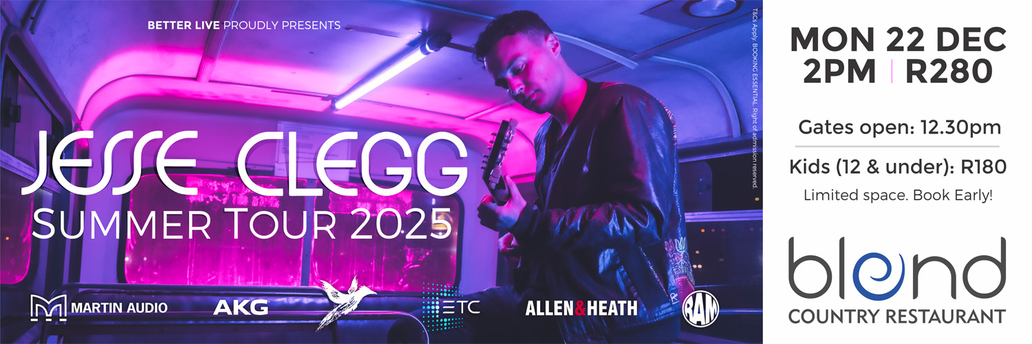 Jesse Clegg live in Knysna