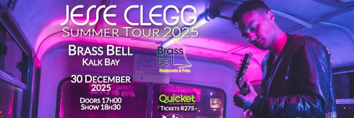 Jesse Clegg Summer 2025 tour - Brass Bell