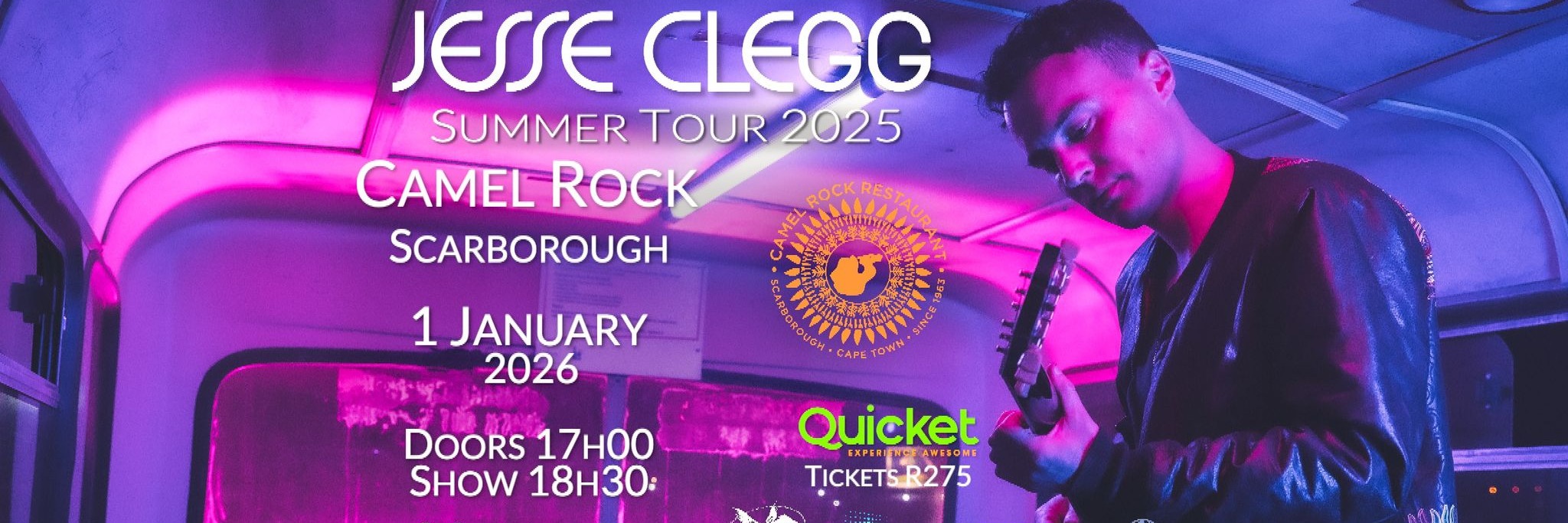Jesse Clegg Summer 2025 tour - Camel Rock