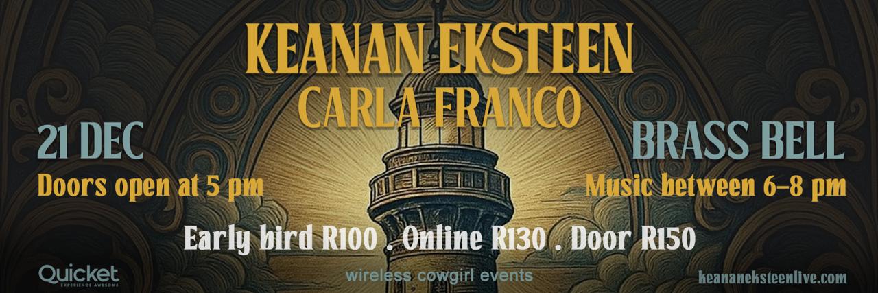 KEANAN EKSTEEN & CARLA FRANCO live at The Brass Bell