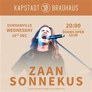 Zaan Sonnekus live by Kapstadt Brauhaus Durbanville