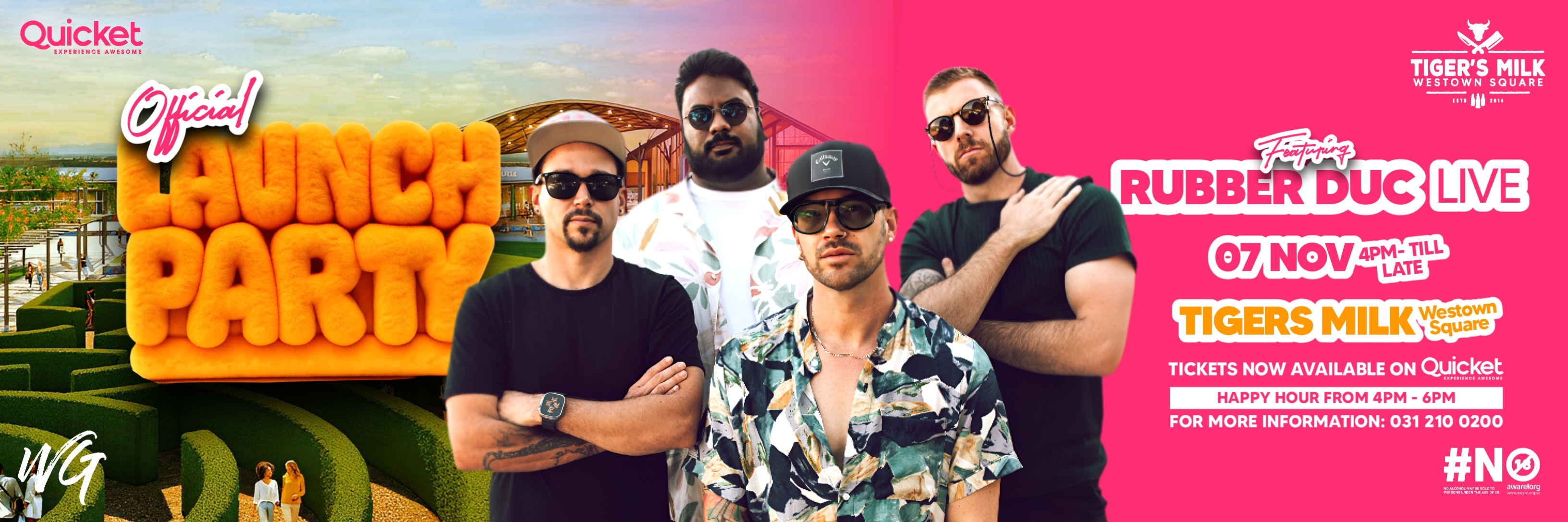 Tigers Milk Westown Square Launch ft Rubber Duc