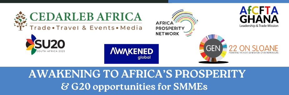 Awakening to Africa's Prosperity and G20 opportunities for SMMEs