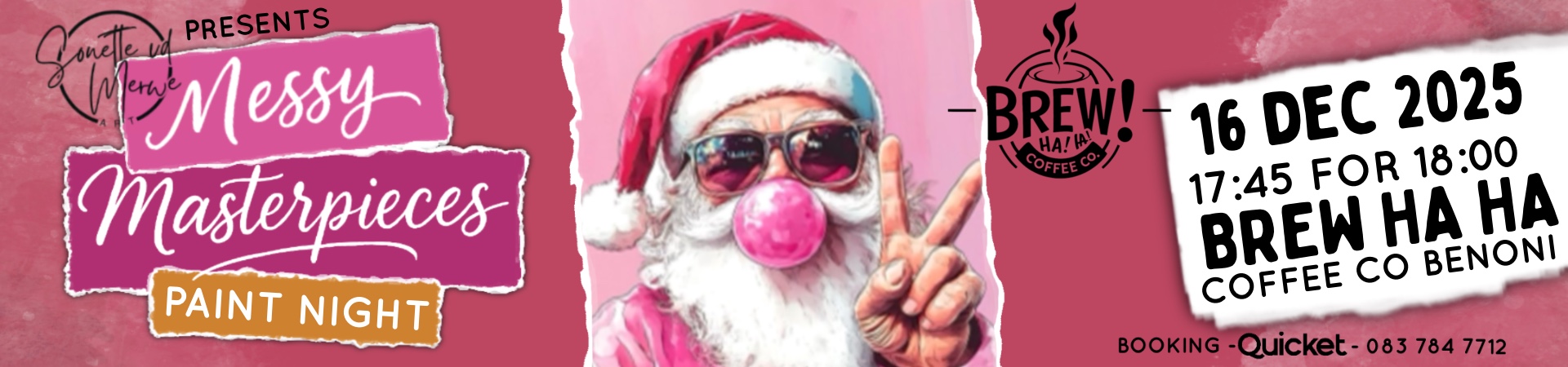 Messy Masterpieces Paint Night @ Brew Ha Ha Coffee Co Benoni