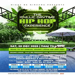 THE IDYLLIC DAYTIME HIP HOP EXPERIENCE