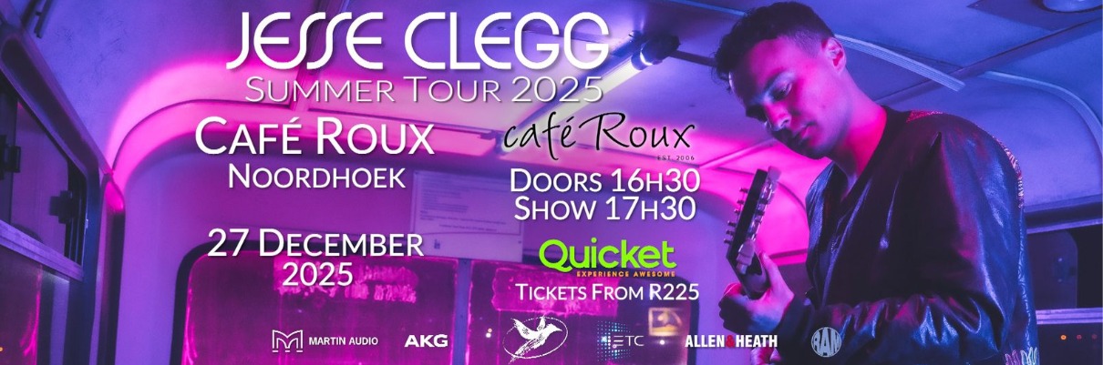 Jesse Clegg - A Summer Outdoor Concert!