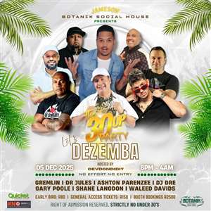 The 30 UP Party - Let's Dezemba