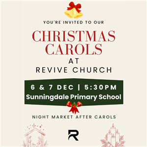 Christmas Carols and Night Market at Revive Church
