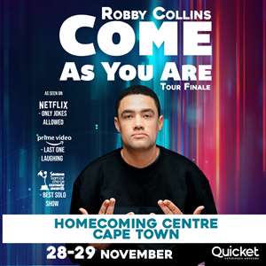 Robby Collins LIVE in Cape Town at The Homecoming Centre 29 - 30 November 2025