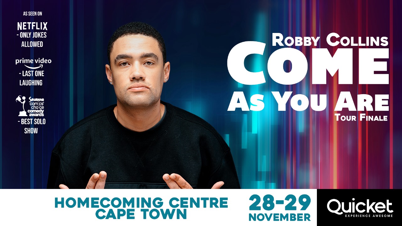 Robby Collins LIVE in Cape Town at The Homecoming Centre 28 - 29 November 2025