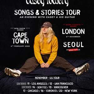 Casey Lowery: Songs & Stories Tour x Cape Town