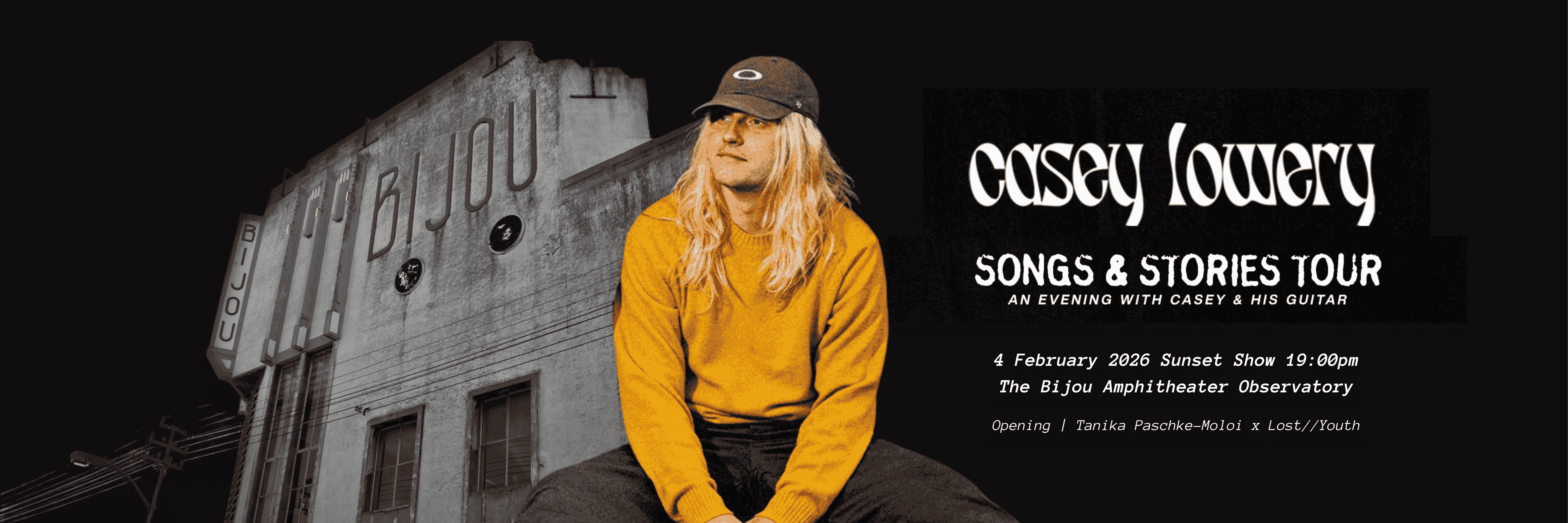 Casey Lowery: Songs & Stories Tour x Cape Town