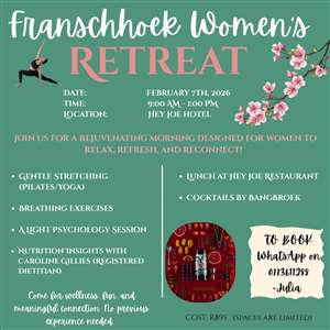 Franschhoek Women’s Retreat Vol.2