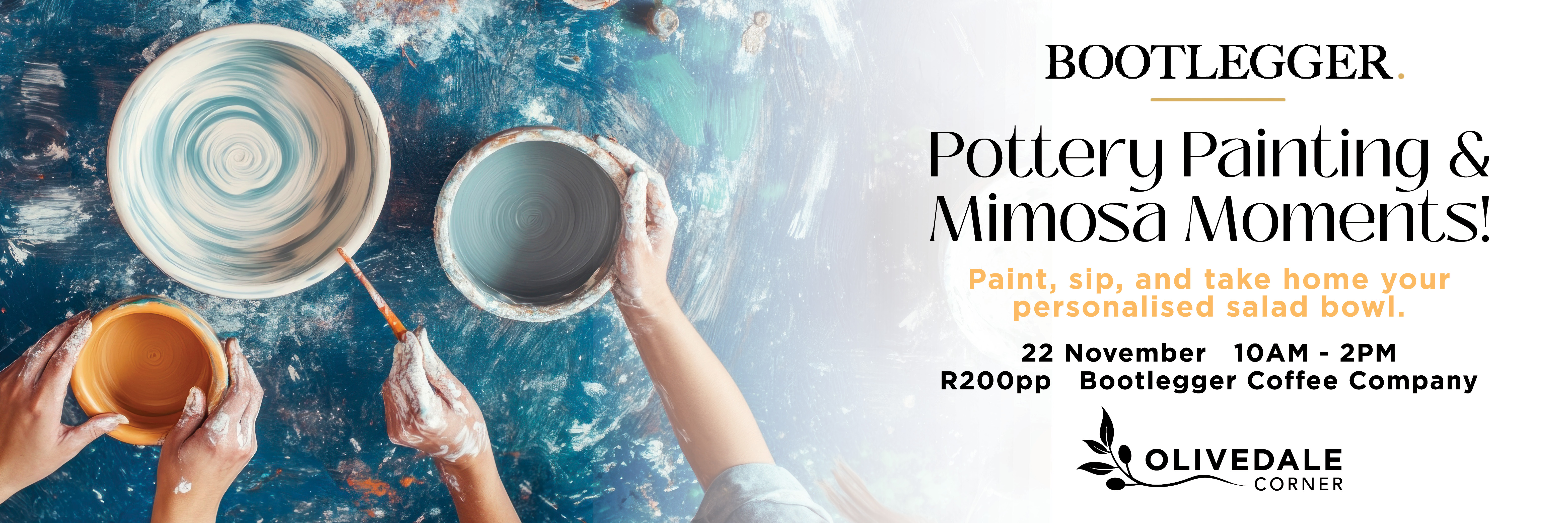 Pottery Painting & Mimosa Moments