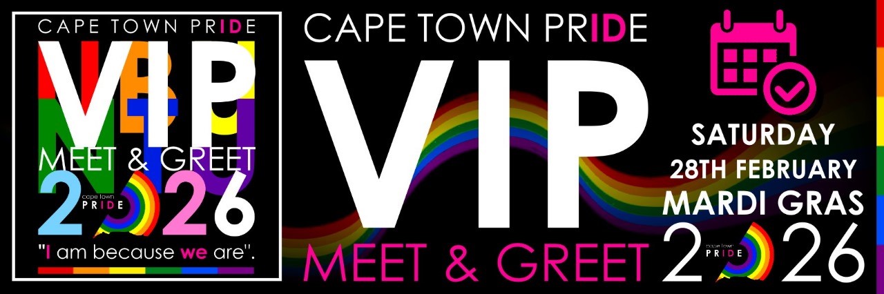 Cape Town Pride  2026 VIP Meet & Greet.