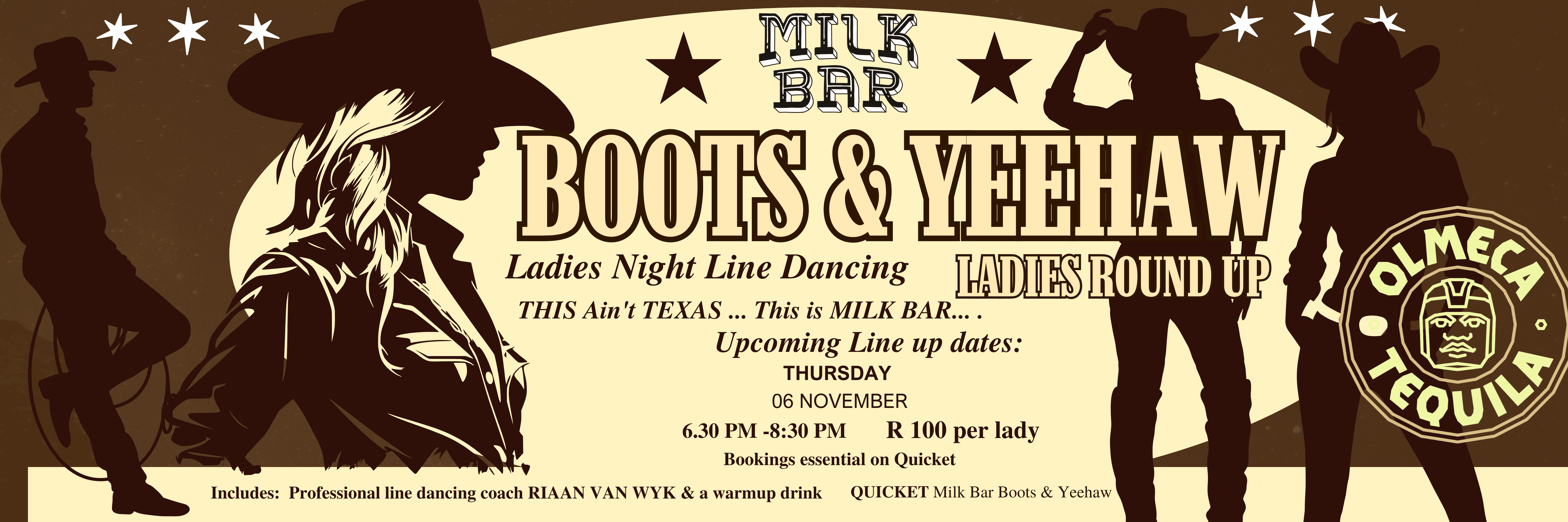 Milk Bar - Boots & Yeehaw 6 November 2025