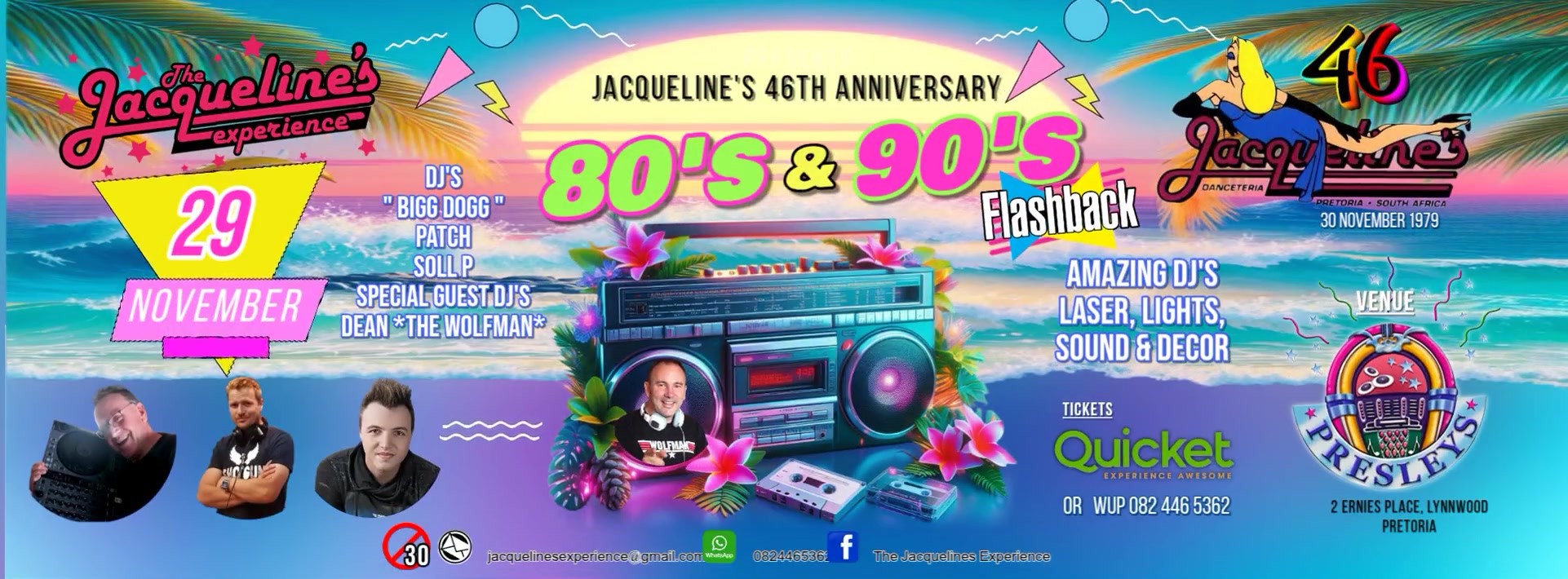 Jacqueline's Experience 80's & 90's FlashBack