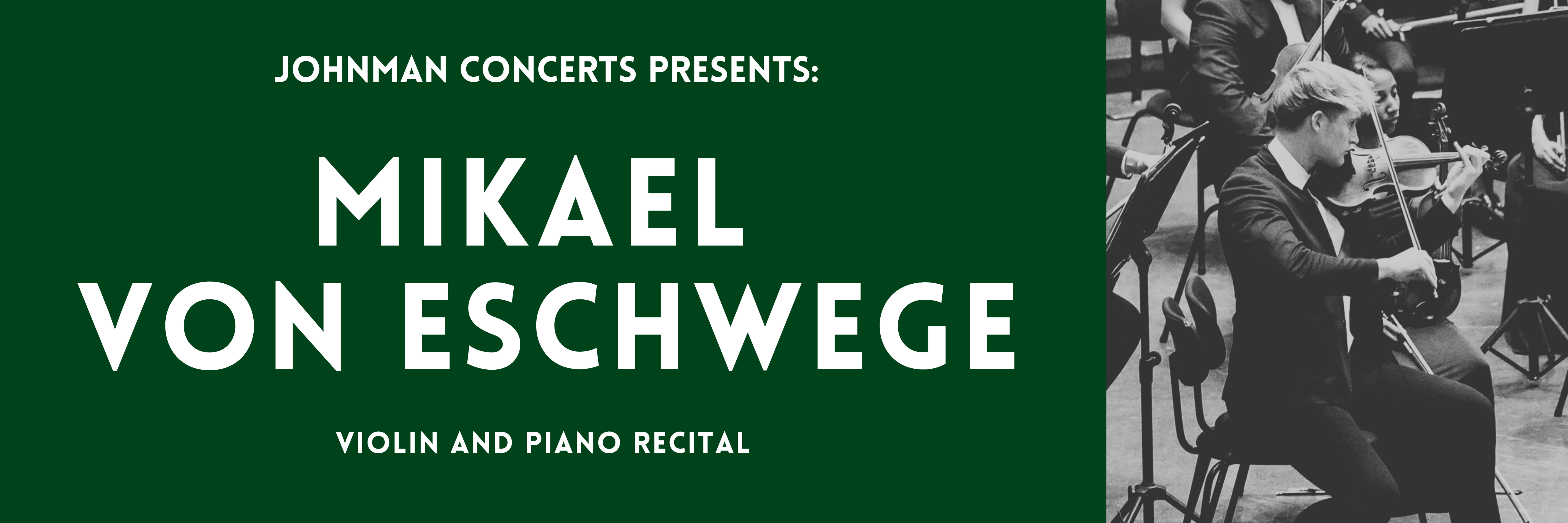 Mikael von Eschwege | Johnman Concerts