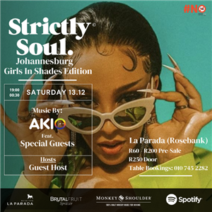 Strictly Soul Johannesburg - Girls In Shades Edition (13.12)