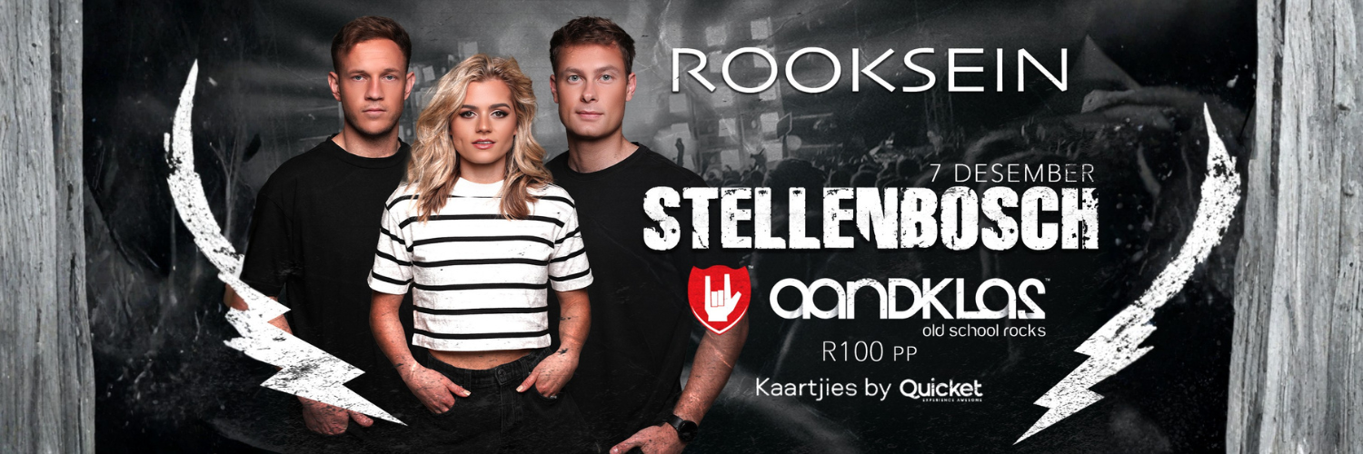 ROOKSEIN - LIVE at Aandklas Stellenbosch