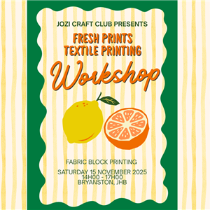 Fresh Prints Workshop - Citrus Fabric Printing