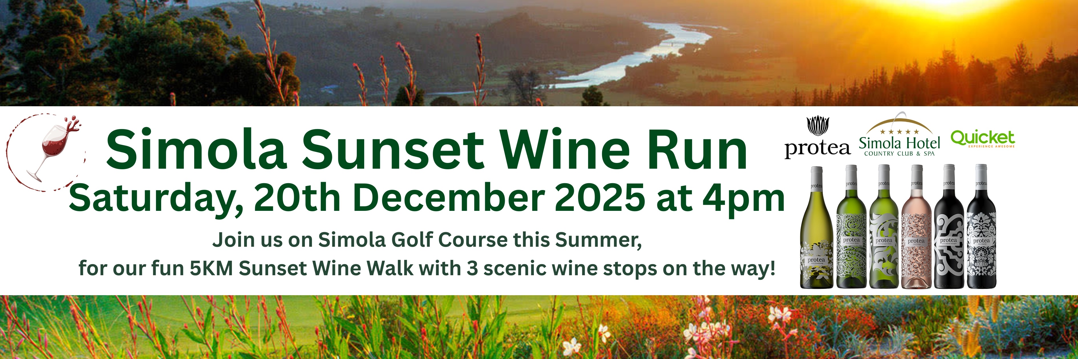 Simola Golf Course Summer Sunset Wine Walk