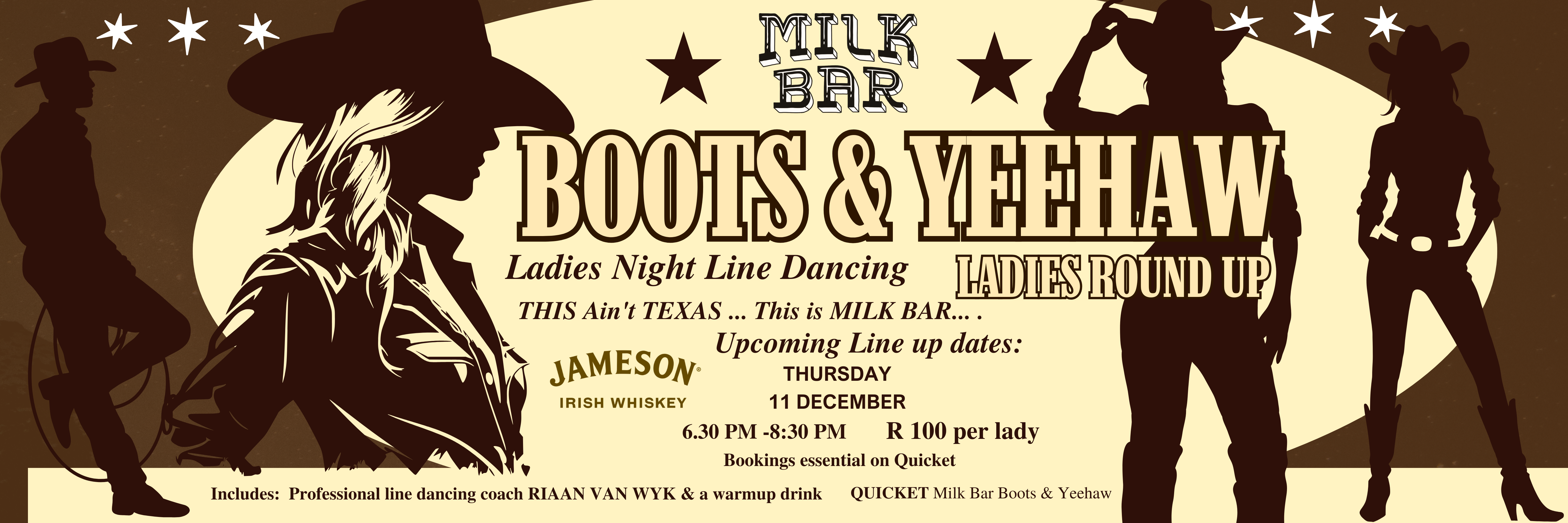 Milk Bar - Boots & Yeehaw 11 December 2025