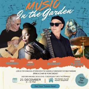 MUSIC IN THE GARDEN IN SEDGEFIELD 21 DECEMBER 2025