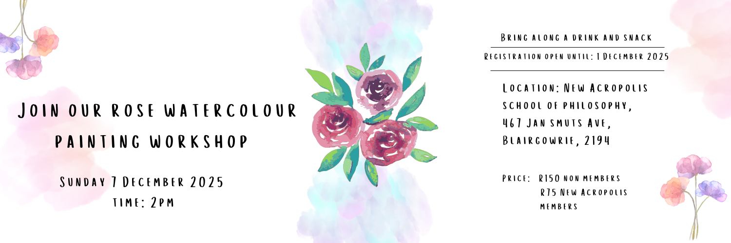 Rose watercolour painting workshop