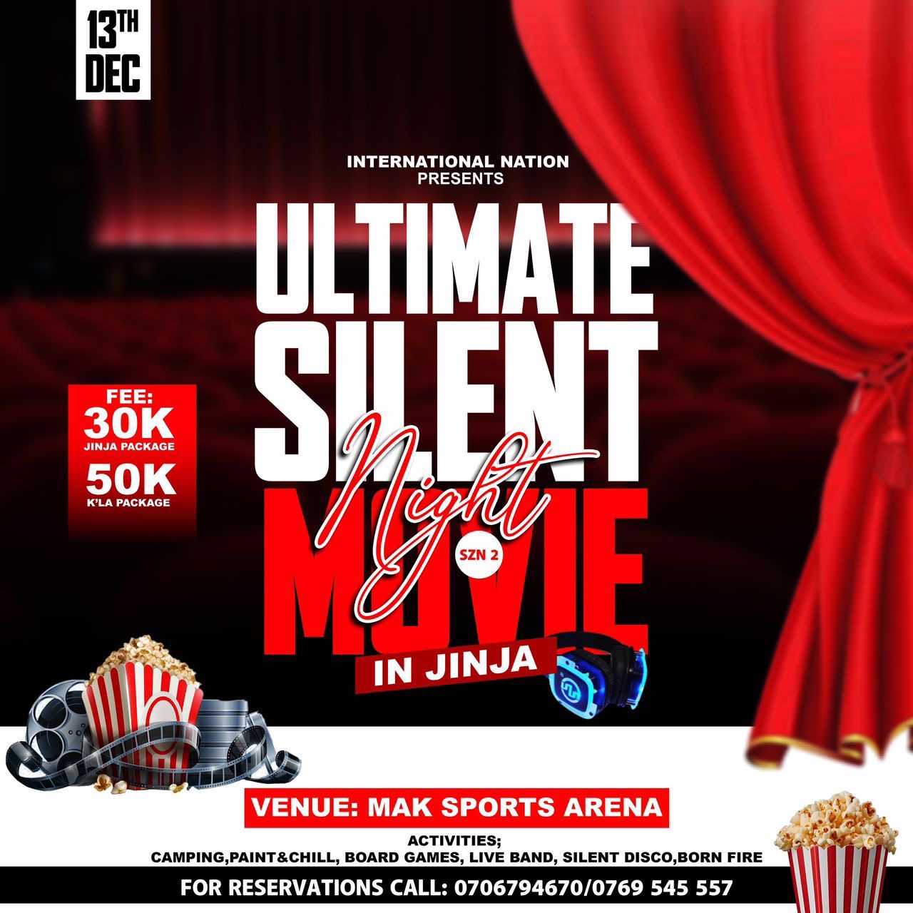 Ultimate Silent Movie Night in Jinja
