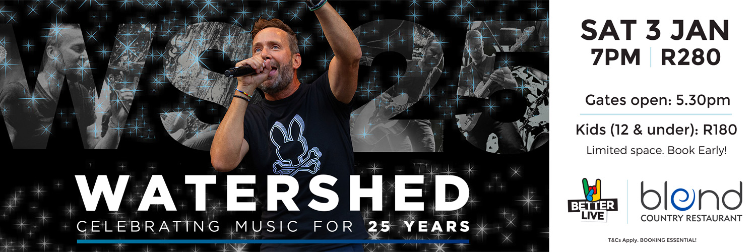 Watershed 25 Year Anniversary Tour live in Knysna
