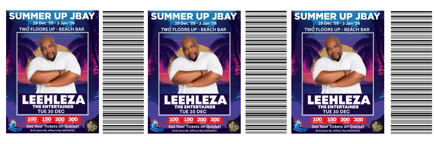Leehleza the Entertainer Live in Jeffreys Bay
