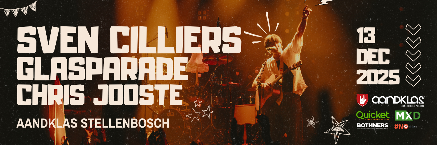 Sven Cilliers, Glasparade, Chris Jooste - LIVE at Aandklas Stellenbosch