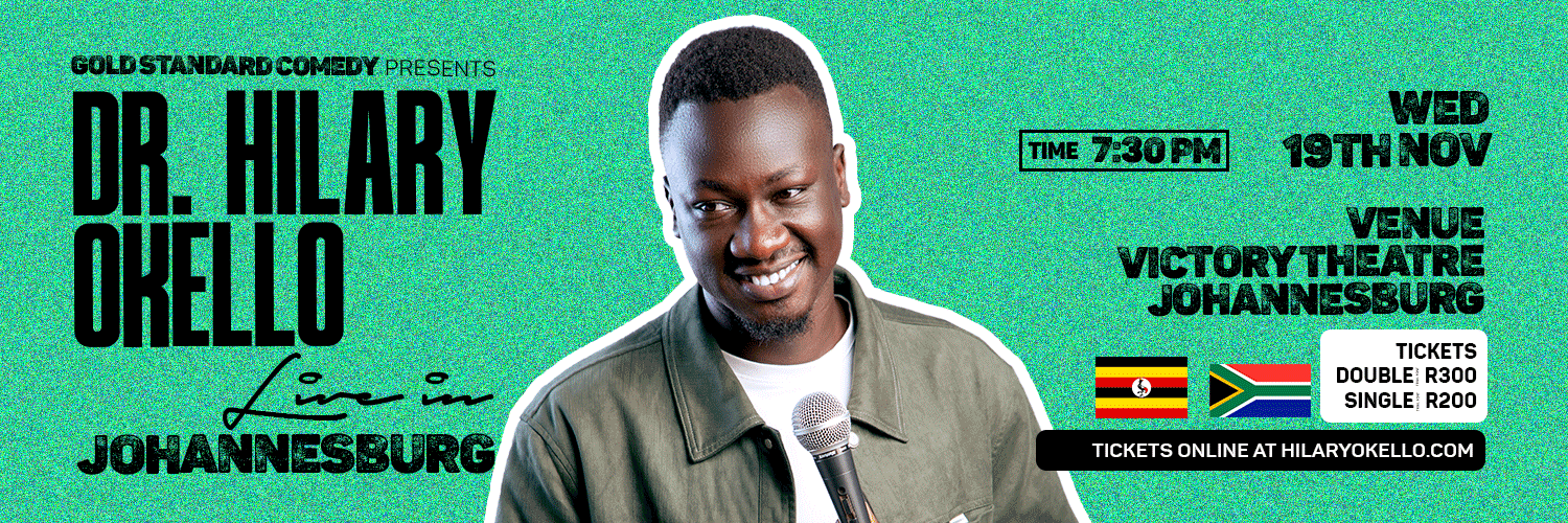 Dr. Hilary Okello Live in Johannesburg