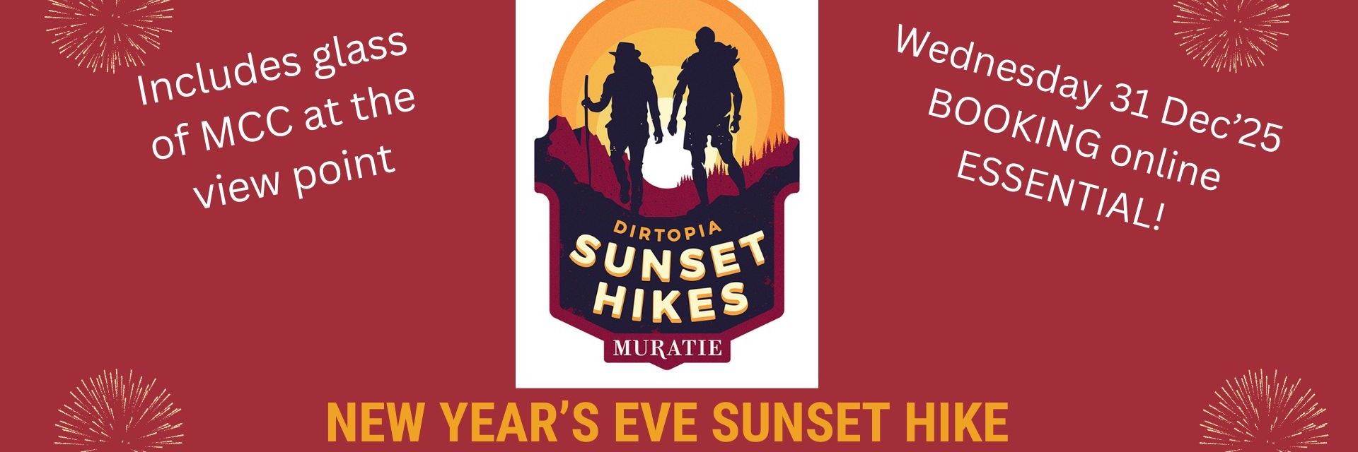 New Year's Eve Sunset Hike @ Muratie 31 Dec'25