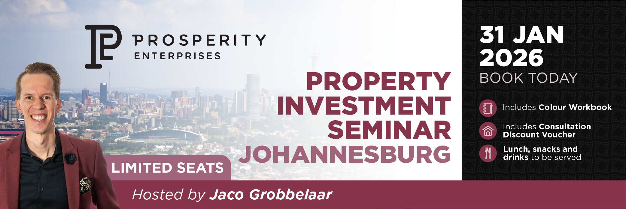 Be Prosperous - Property Investment Seminar - Johannesburg (Full Day) 31 January 2026